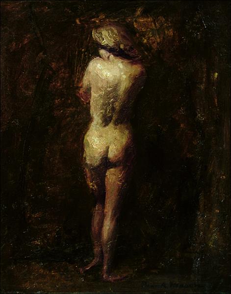 Standing Figure, Back View, 1953 - Frank Mason