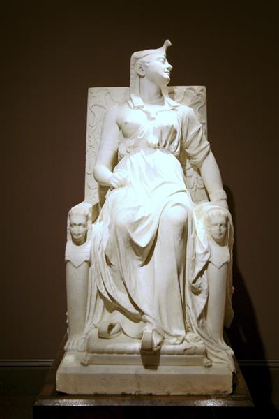 Cleopatra on Throne, 1876 - Эдмония Льюис