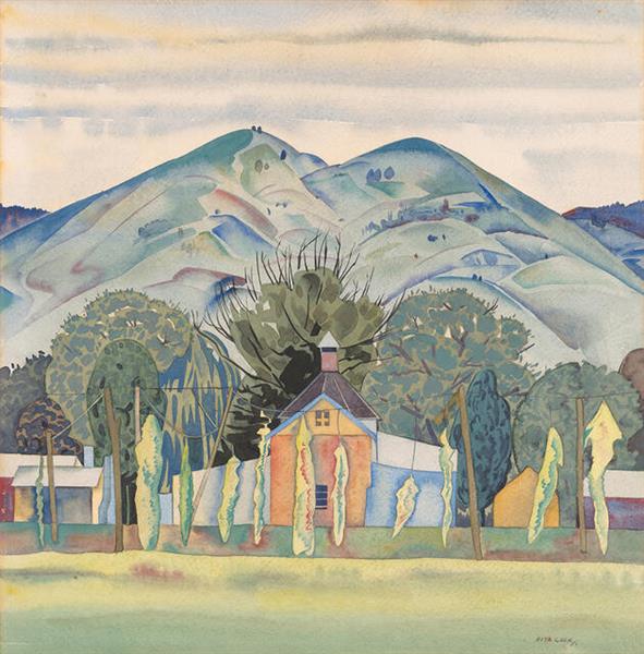 Untitled (Hop Kilns, Motueka), 1941 - Rita Angus