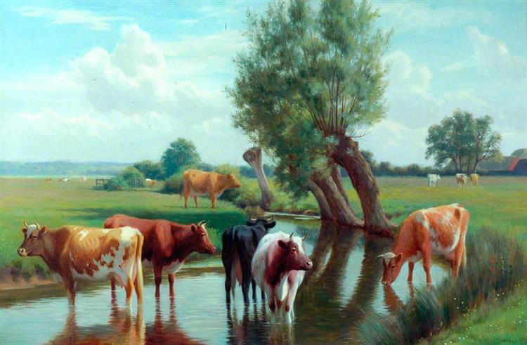 Cattle, 1904 - William Sidney Cooper