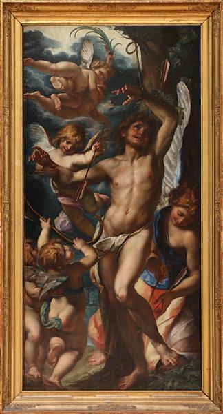 St Sebastian Tended by Angels, c.1610 - c.1612 - Giulio Cesare Procaccini