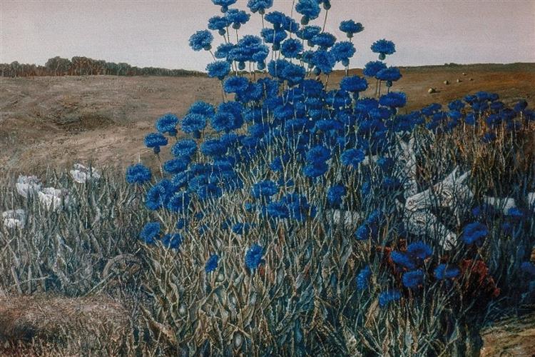 Cornflowers (Memories of the Childhood) - Ivan Marchuk
