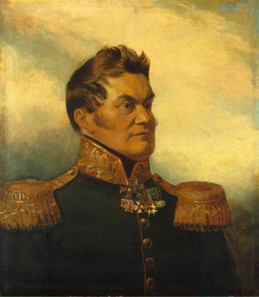 Portrait of Andrey V. Bogdanovsky, 1825 - George Dawe