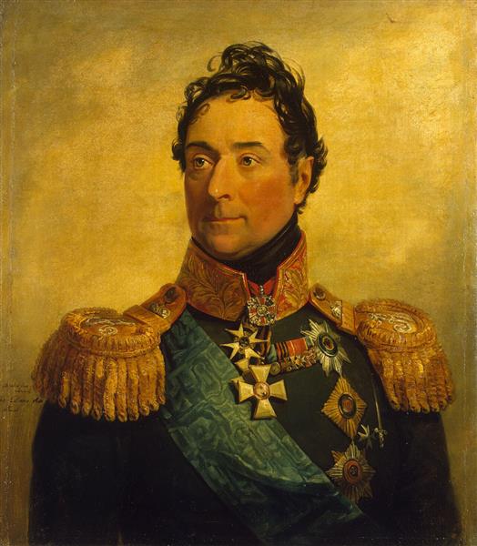 Portrait of Alexander F. Langeron, c.1825 - Джордж Доу