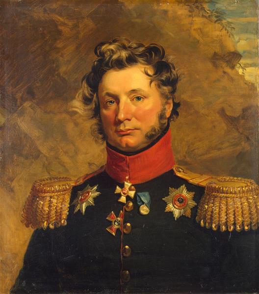 Portrait of Matvey I. Von Der Pahlen, c.1822 - c.1825 - Джордж Доу