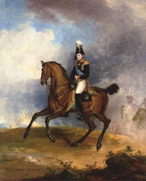 Portrait of Grand Duke Nicholas, Later Emperor Nicholas I, 1822 - Джордж Доу
