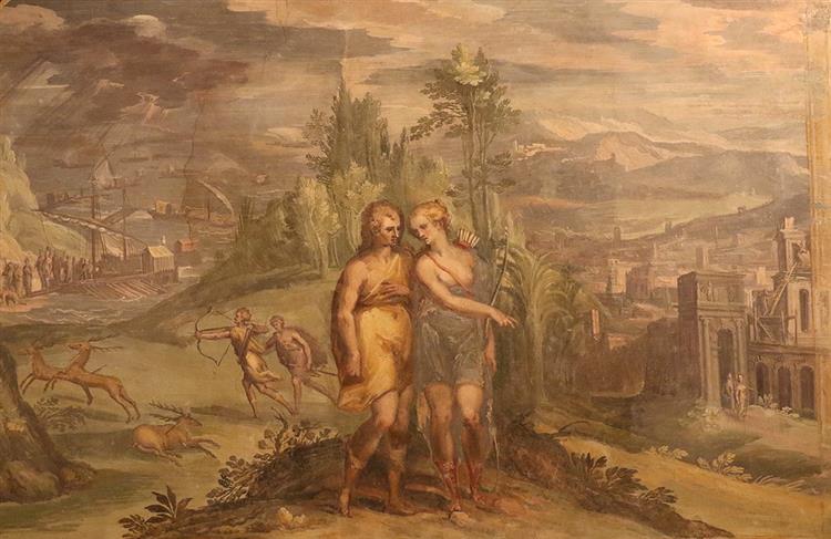 Venus and Aeneas, 1585 - Carlo Urbino