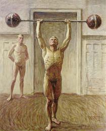 Pushing Weights with Two Arms - Eugène Jansson