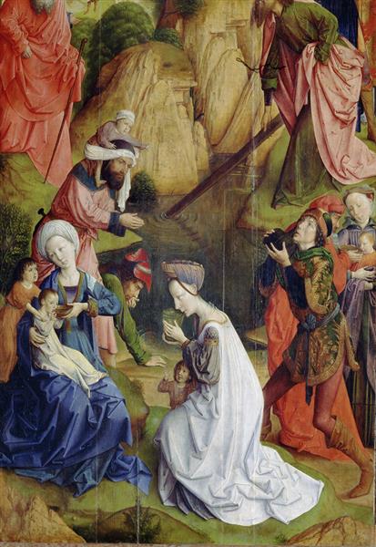 Calvary Triptych (detail), 1465 - 1468 - Justus van Gent
