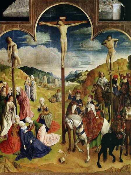Calvary Triptych (central panel), 1465 - 1468 - Justus van Gent