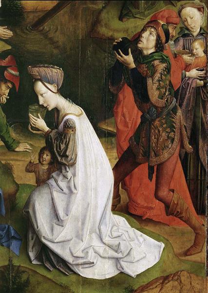 Calvary Triptych (detail), 1465 - 1468 - Joos van Wassenhove