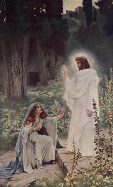 Christ resurrected, c.1890 - Herbert Gustave Schmalz (Herbert Carmichael)