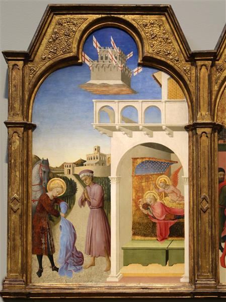 Polittico di Sansepolcro (detail), c.1437 - c.1444 - Stefano di Giovanni Sassetta