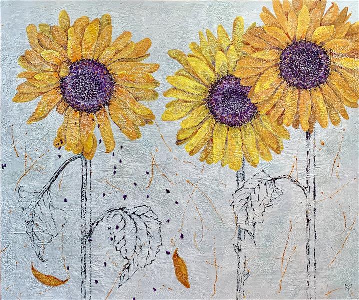 Sunflower. Helios flower., 2020 - Yulia Mamontova