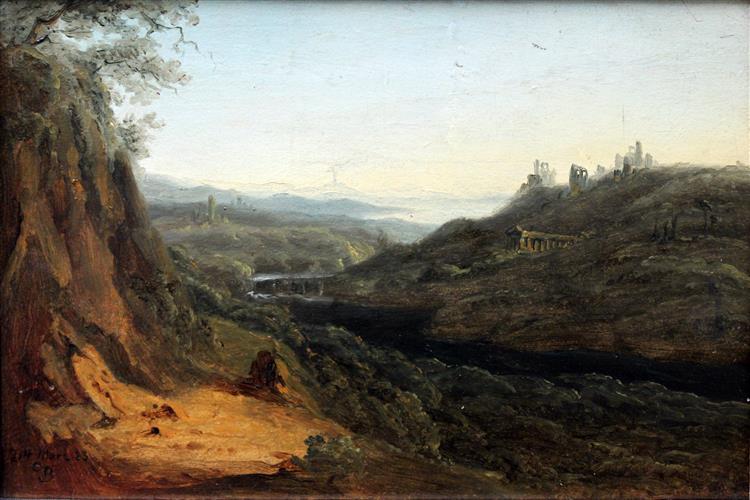 Fantasy Mountain Scene, 1823 - Carl Blechen