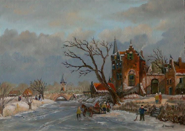 Winterstimmung mit Gracht - Hans-Peter Emons