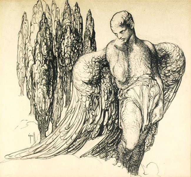 Winged Figure, 1920 - Rose O'Neill