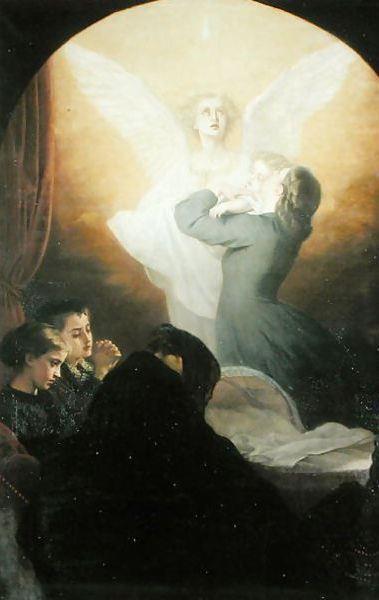 Mother’s Last Kiss, c.1865 - Alexandre Antigna