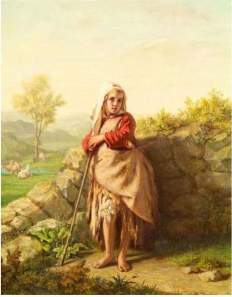 Peasant Girl - Alexandre Antigna