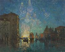 Fireworks in Venice - Konstantin Gorbatov