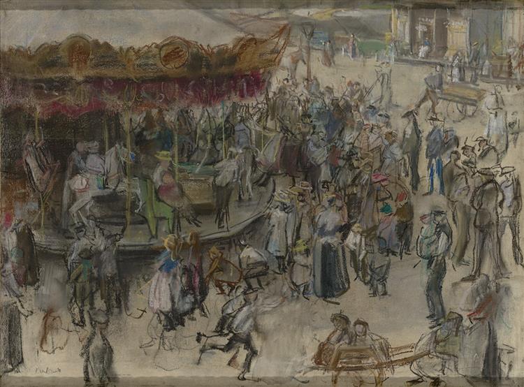 The Fair in Amsterdam, 1919 - Isaac Israels