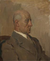 Portrait of W.A.F. Banner - Isaac Israels