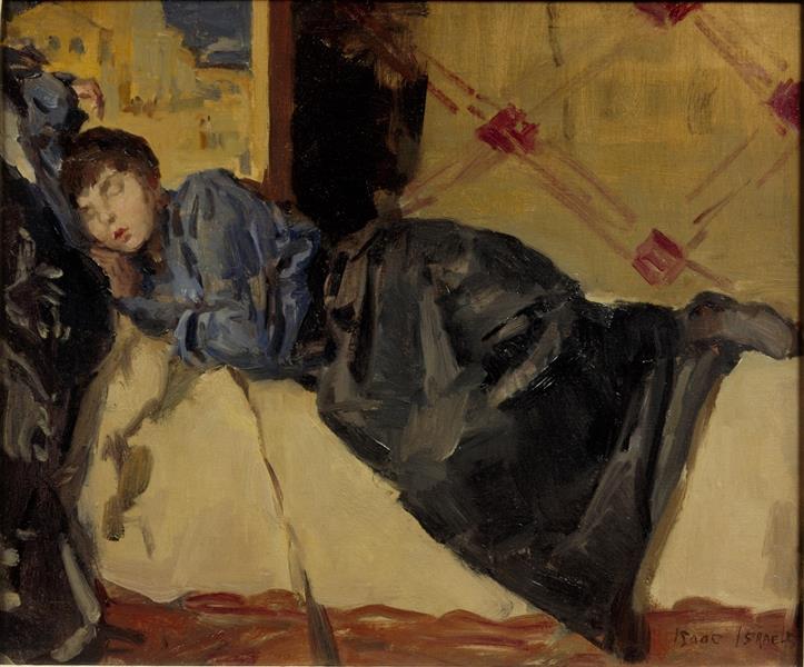Sleeping woman, c.1920 - Isaac Israels