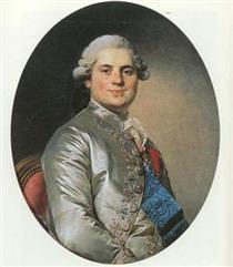 Portrait Du Comte De Provence, Frère Du Roi - Жозеф Дюплесси
