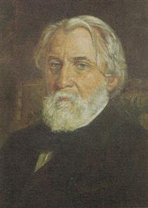 Portrait of Ivan Turgenev - Alexei Harlamoff