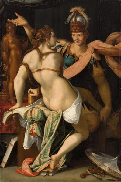 Odysseus and Circe, 1587 - Бартоломеус Шпрангер