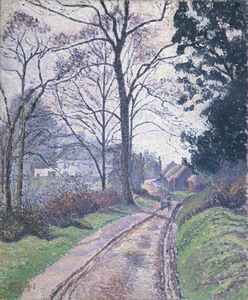 Crockers Lane, Coldharbour, 1916 - Lucien Pissarro