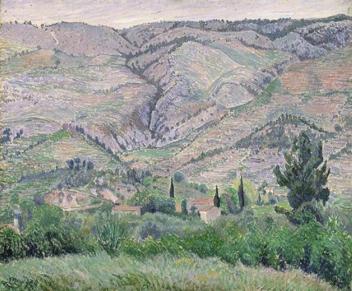 Le Ragas, near Toulon, 1930 - Lucien Pissarro