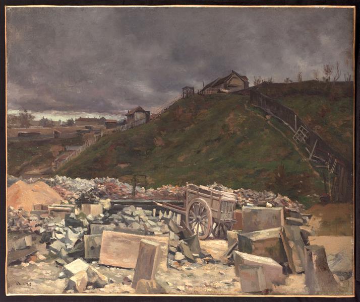 Paysage À La Charrette, 1889 - Maximilien Luce