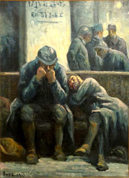 Poilus À La Gare De L'est, 1917 - Максимильен Люс