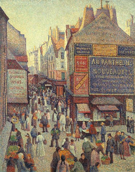 La Rue Mouffetard, 1890 - Maximilien Luce