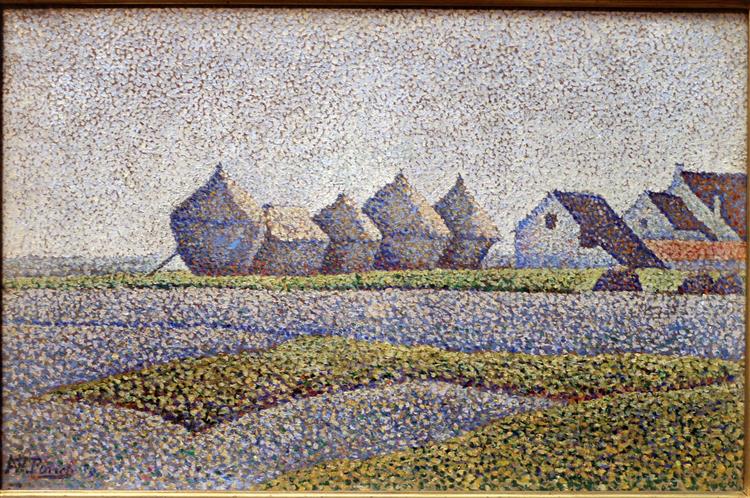 The Haystacks, 1889 - Alfred William Finch