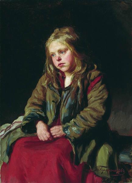 Girl, 1889 - Ivan Tvorozhnikov