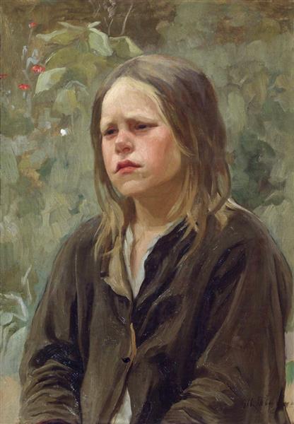 Peasant girl - Ivan Tvorozhnikov