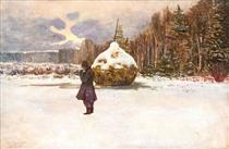 Winter landscape - Ivan Tvorozhnikov