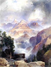 A Showery Day, Grand Canyon - 托馬斯·莫蘭