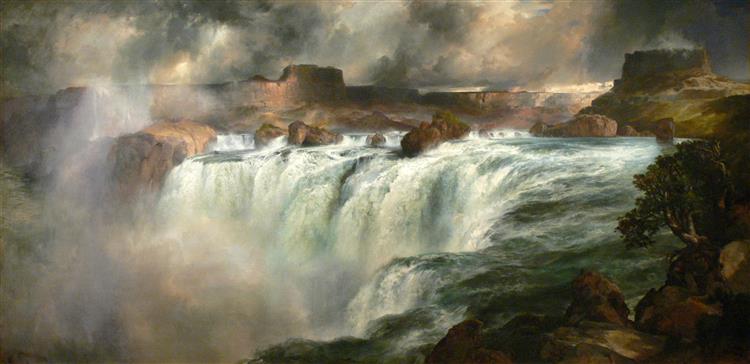 Shoshone Falls on the Snake River, 1900 - Thomas Moran