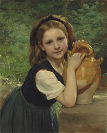 At the well - Charles Victor Thirion