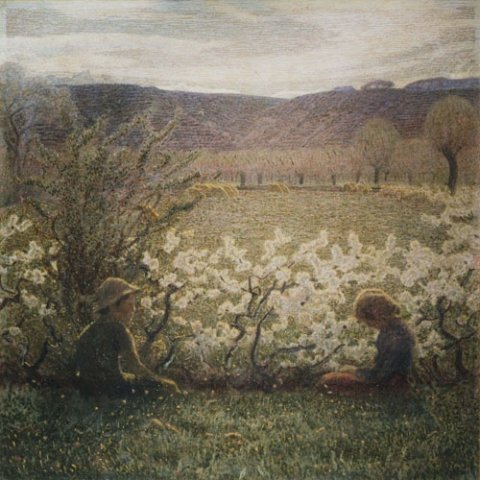 Flowery meadow, c.1900 - c.1903 - Giuseppe Pellizza