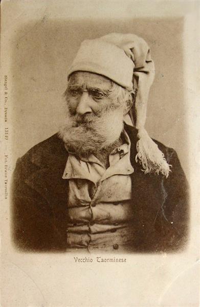 Old man from Taormina, c.1890 - c.1899 - Giuseppe Bruno