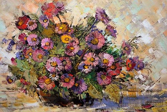 Flowers in Vase - James Yates