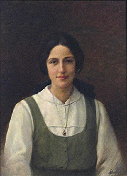 Portrait of a girl, 1910 - Pasquale Celommi