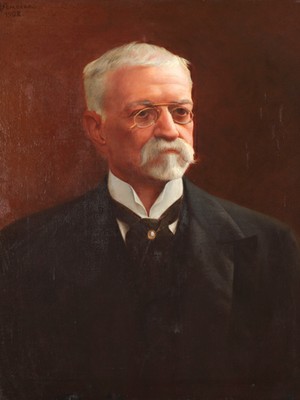 Portrait of the president Afonso Pena, 1908 - Родольфо Амоедо