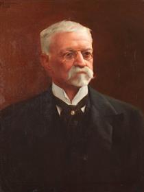 Portrait of the president Afonso Pena - Родольфо Амоедо