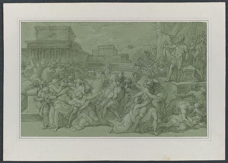 The rape of the Sabine Women, c.1820 - Vincenzo Camuccini