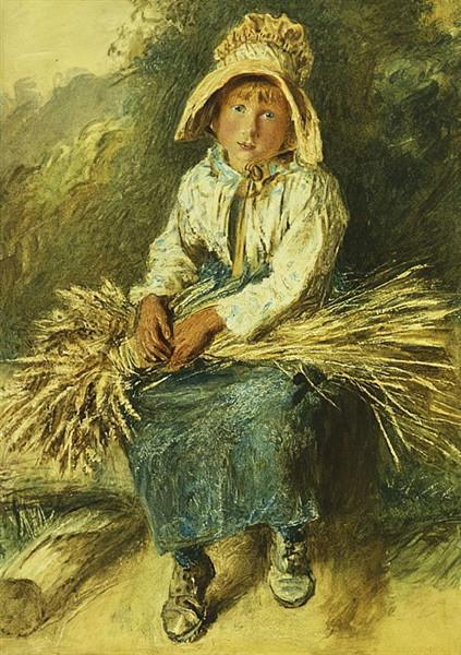 The young gleaner - William Henry Hunt